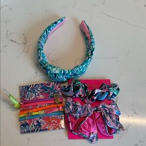 Lilly Pulitzer Vibrant Headband and Scrunchie Set